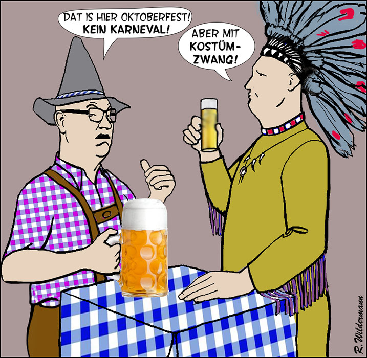 Pütz und Schmitz auf dem Oktoberfest